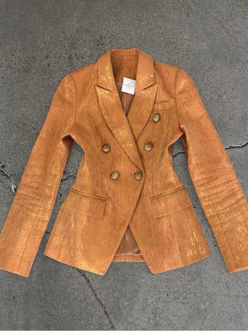 Vintage Sunset Double Breasted Blazer